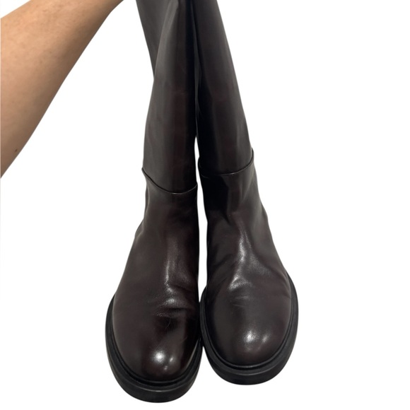 COS Brown Leather Riding boots - Picture 9 of 14